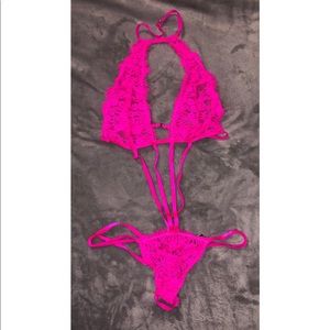 VS Strappy one piece lingerie